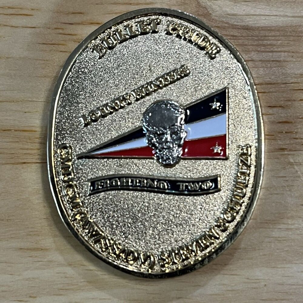 Challenge Coin Bounty Hunters Floating Two Command CMDCM Steven Schultze